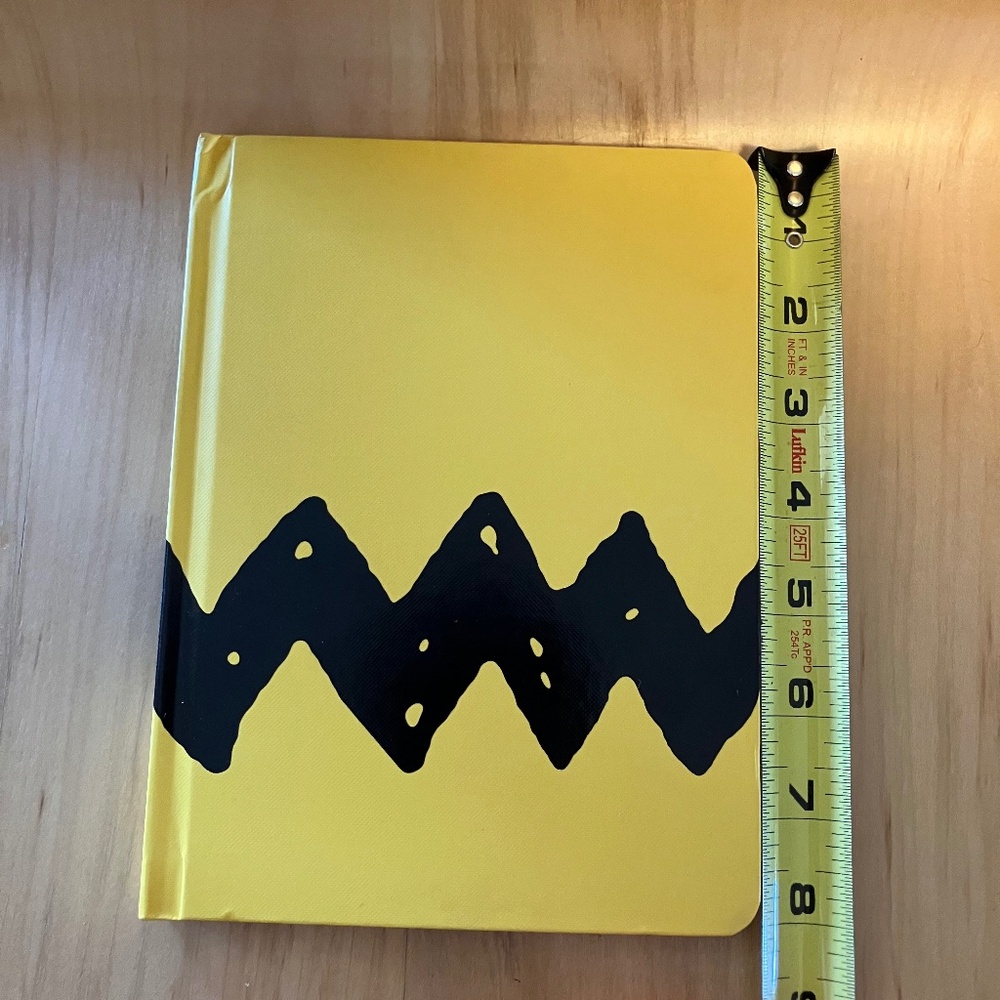 Peanuts Charlie Brown ZigZag Hardbound Journal - by Hallmark